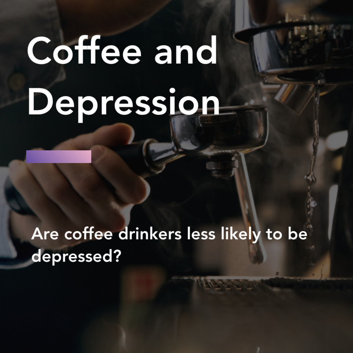 3 Charts Are coffee drinkers less likely to be depressed?