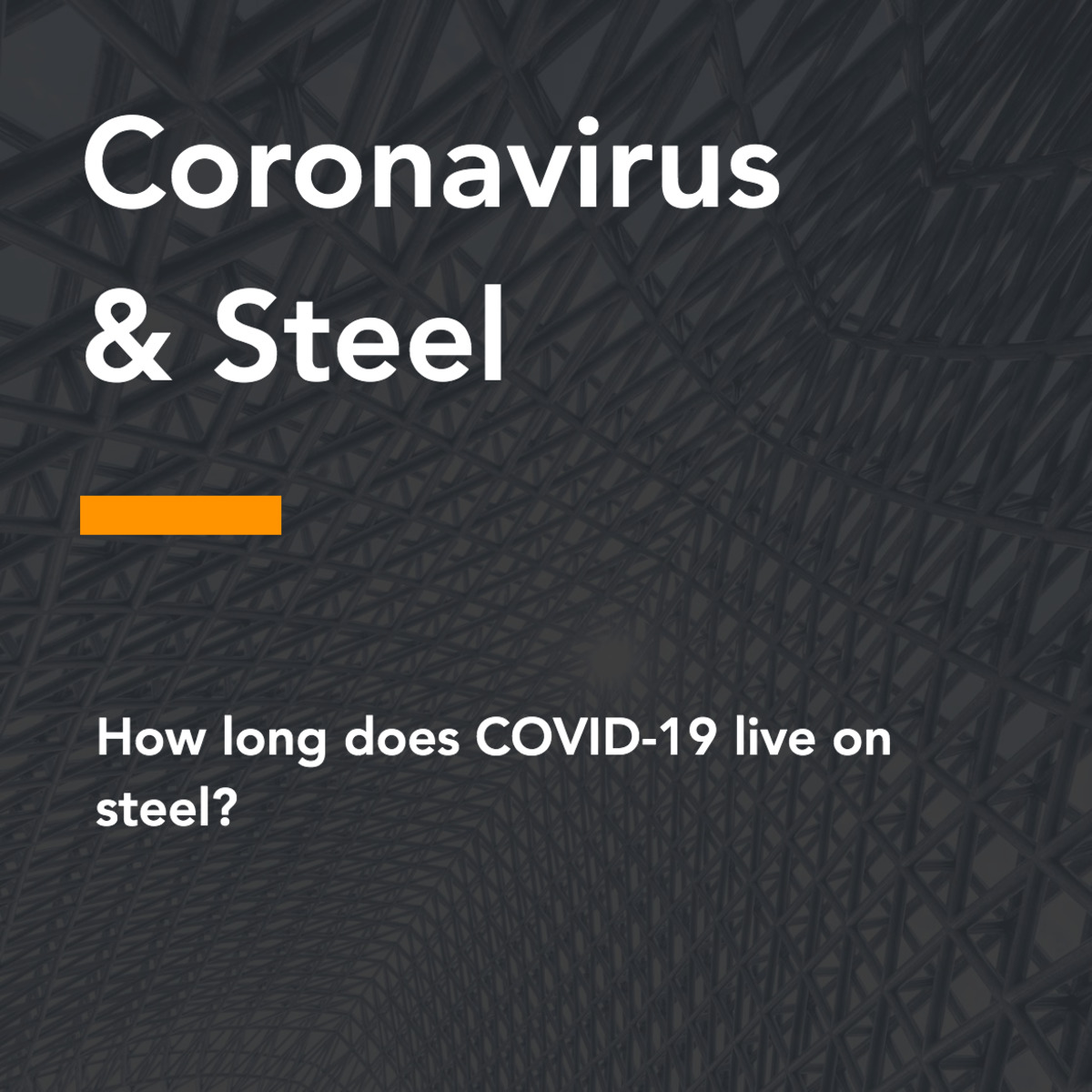 How long does COVID19 live on Stainless Steel? Visualized Science