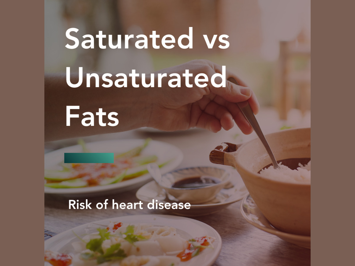 Unsaturated Fat Saturated Fats & Health: A Reassessment & Proposal For