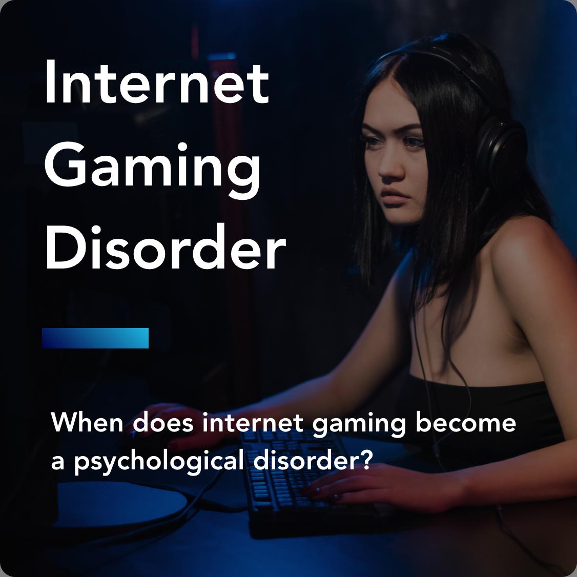 internet gaming disorder title