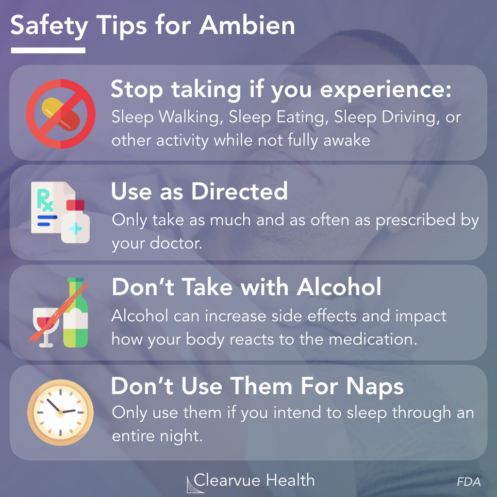 Staying Safe while on Ambien