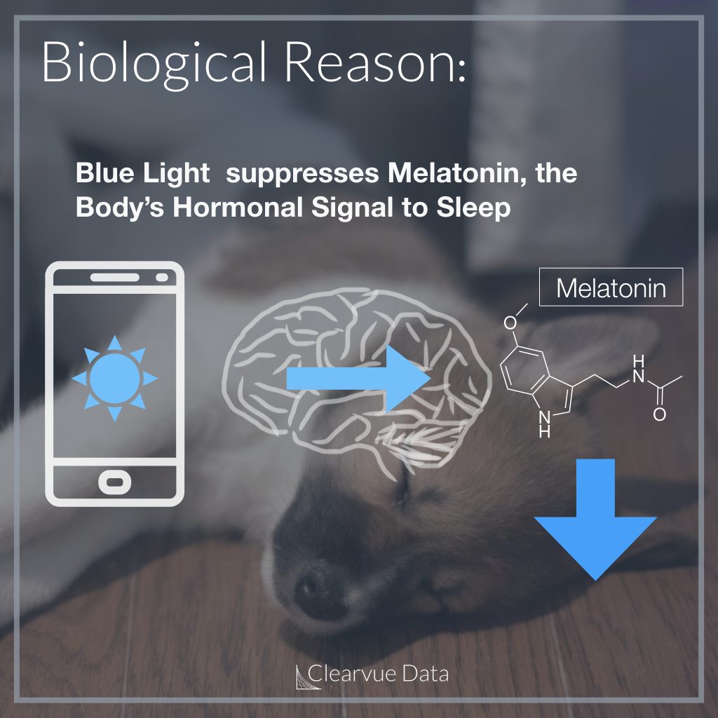 Mechanism of Blue Light and Sleep
