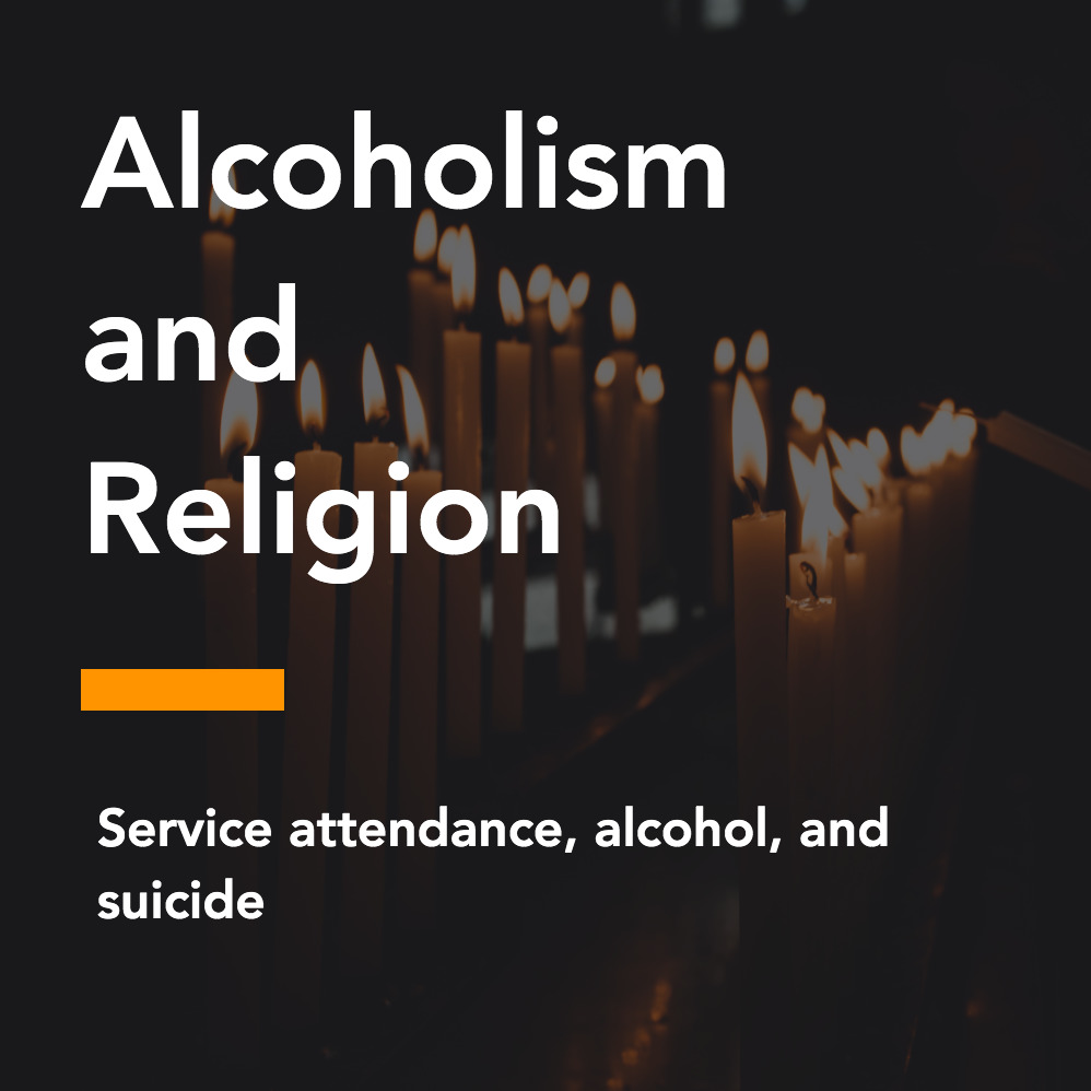 Service attendance, alcohol, and suicide