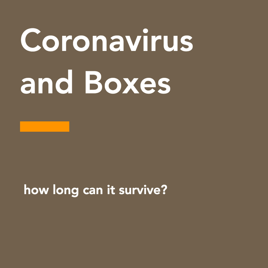 Coronavirus and boxes