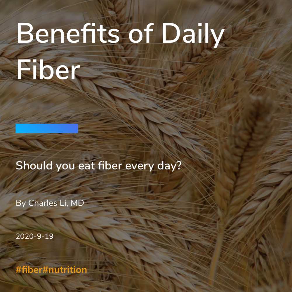 Benefits of Daily Fiber