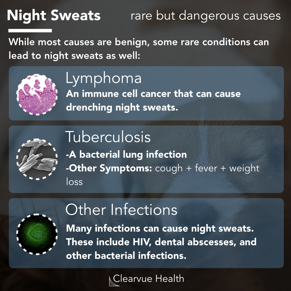cancer and infection as causes of night sweats