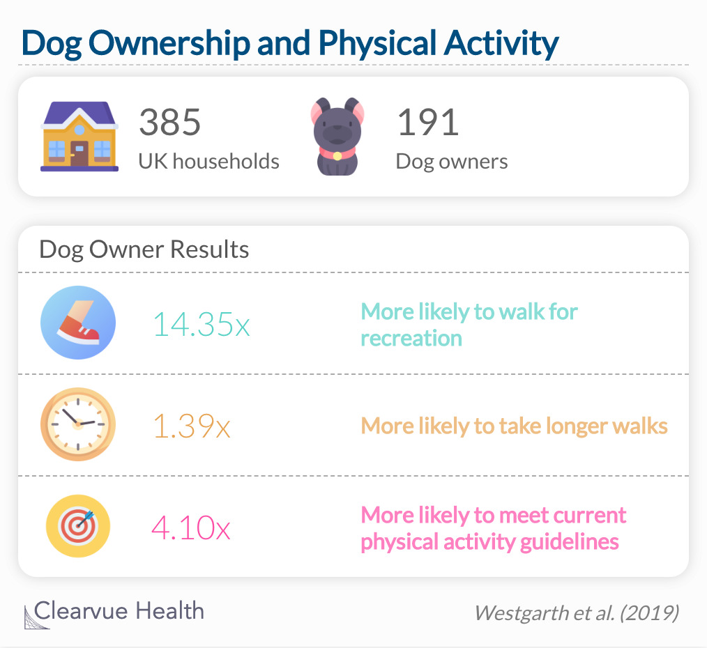 Childhood with family pets are more likely to meet physical education standards. 