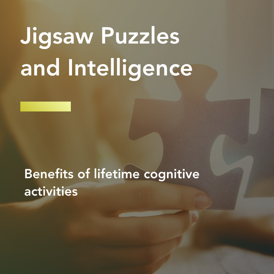 Jigsaw puzzles and intelligence title 