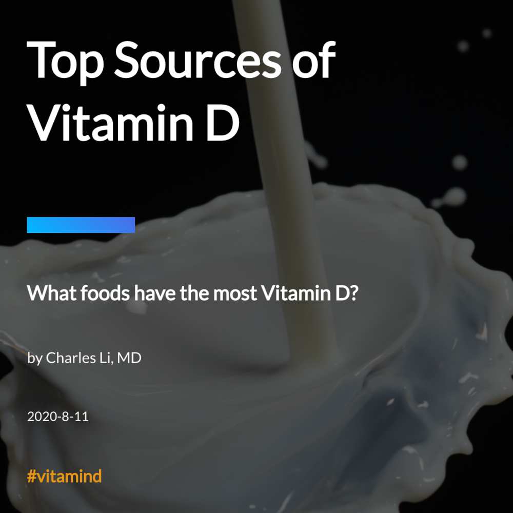 Top Sources of Vitamin D