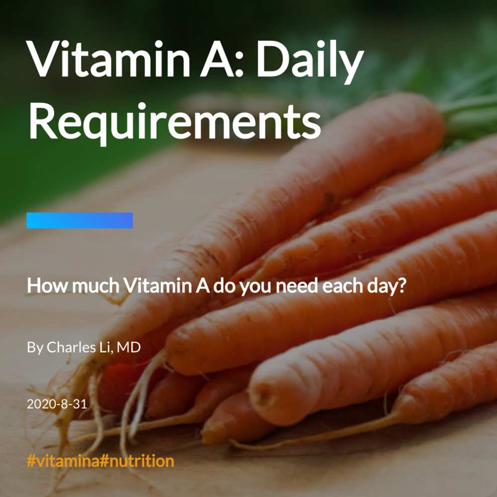 Vitamin A: Daily Requirements