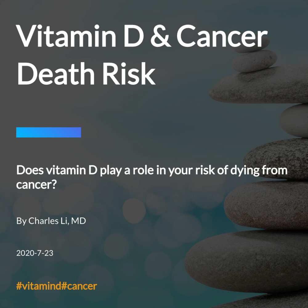 Vitamin D & Cancer Death Risk