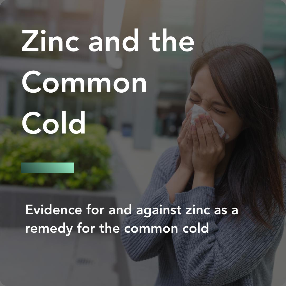 zinc and the common cold title