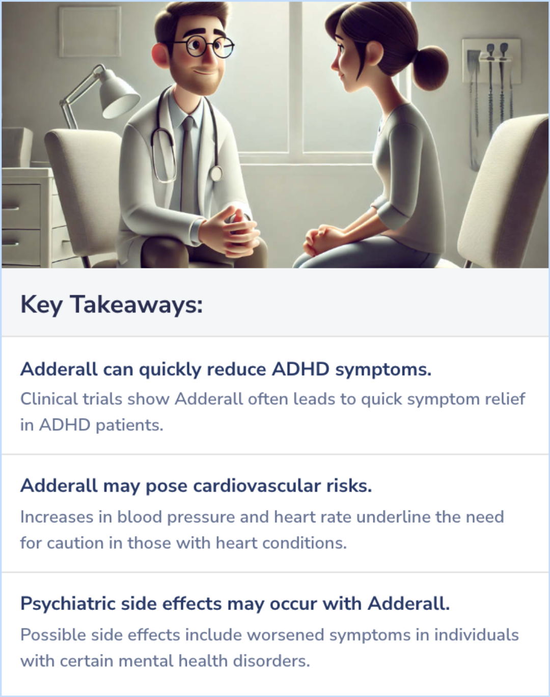 Key Takeaways for Adderall: Pros and Cons Overview