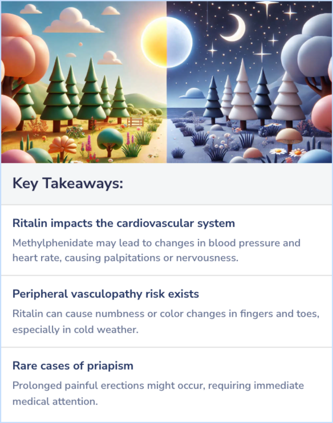 Key Takeaways for Ritalin - Things to watch out for