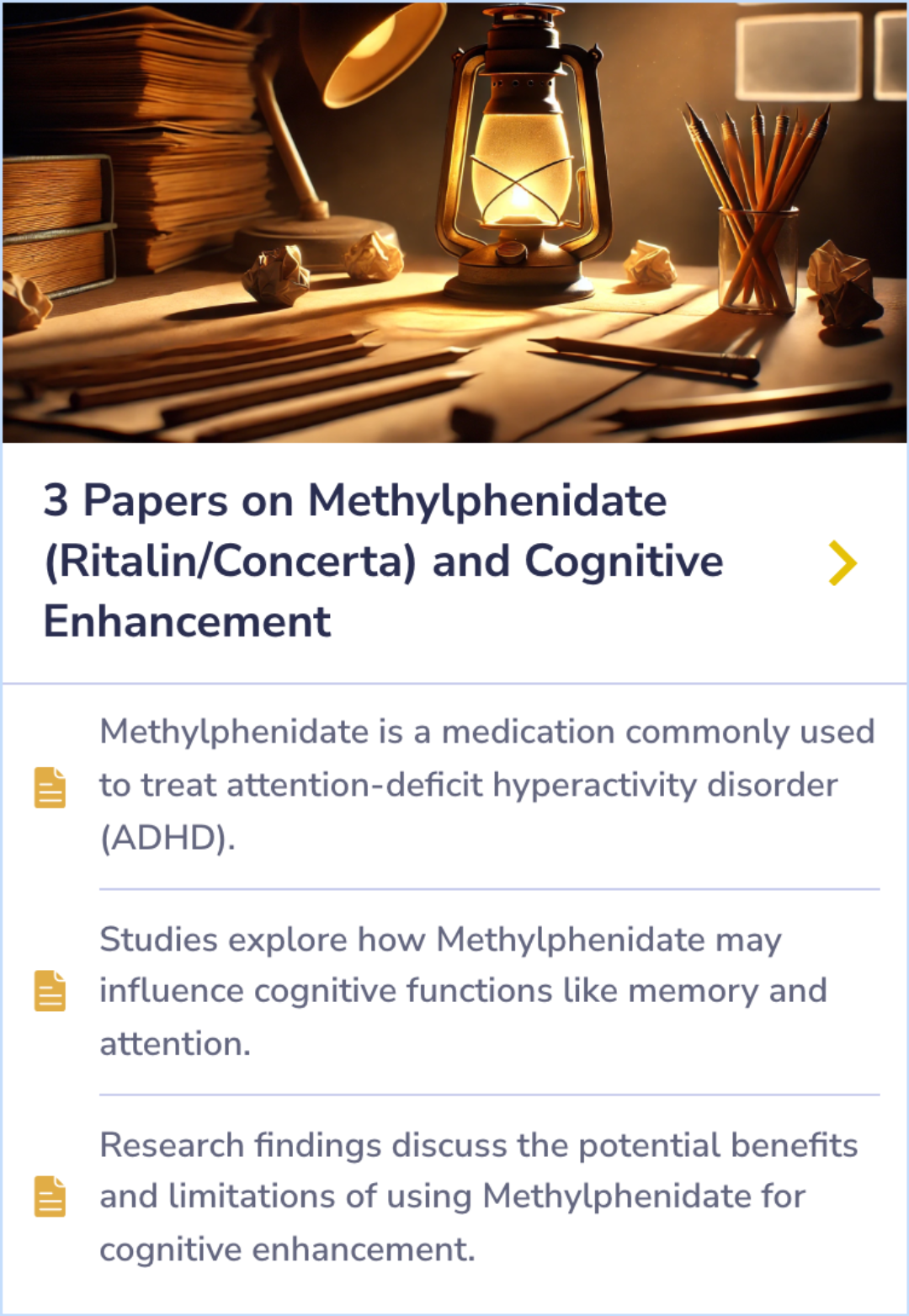 This Summary Card explores how ADHD medications affect creativity, highlighting varied individual responses, increased focus versus spontaneous creativity, and the interplay between linear and divergent thinking.