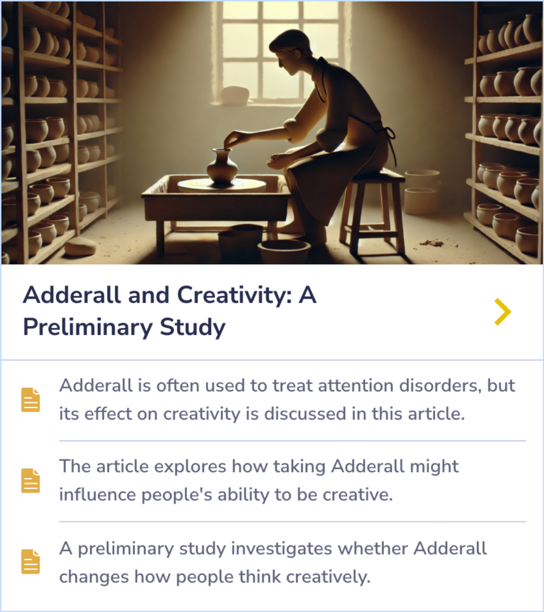 Summary Card examining the factors impacting cognitive enhancements in daily life, highlighting potential benefits and risks.