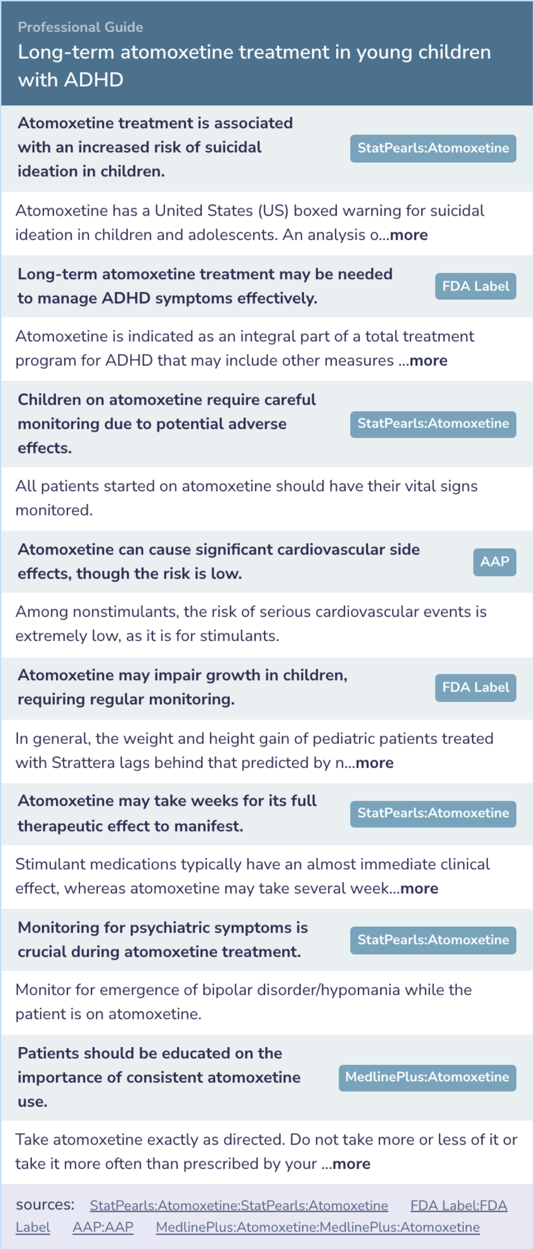 Effects of long-term atomoxetine treatment for young children with ...