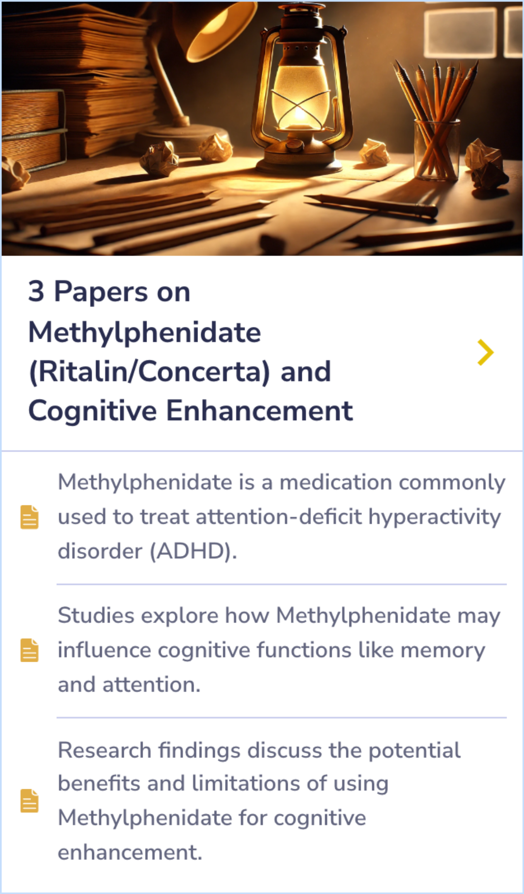 This Summary Card explores how ADHD medications affect creativity, highlighting varied individual responses, increased focus versus spontaneous creativity, and the interplay between linear and divergent thinking.