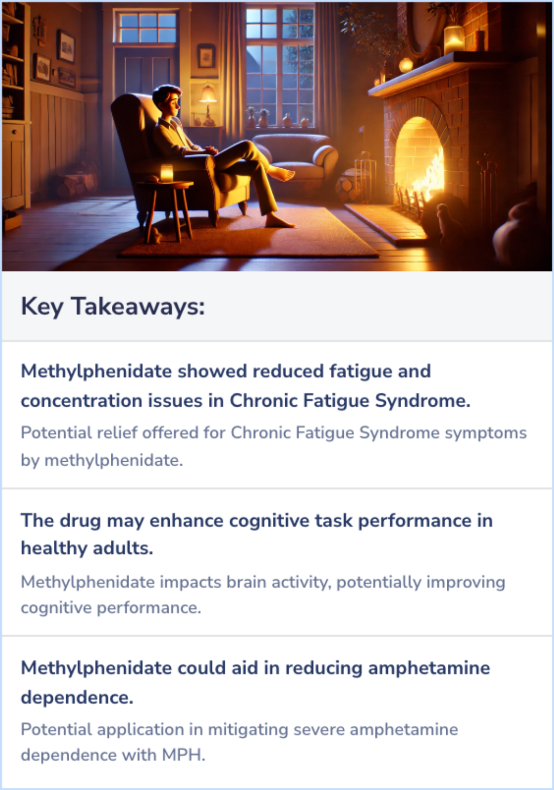 Key Takeaways for Papers on the use of Methylphenidate (Ritalin/Concerta) Outside of ADHD