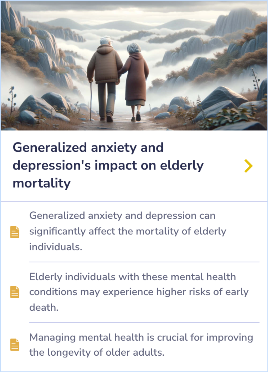 Study: Depression with Coexisting Anxiety in the Elderly Is More Severe ...