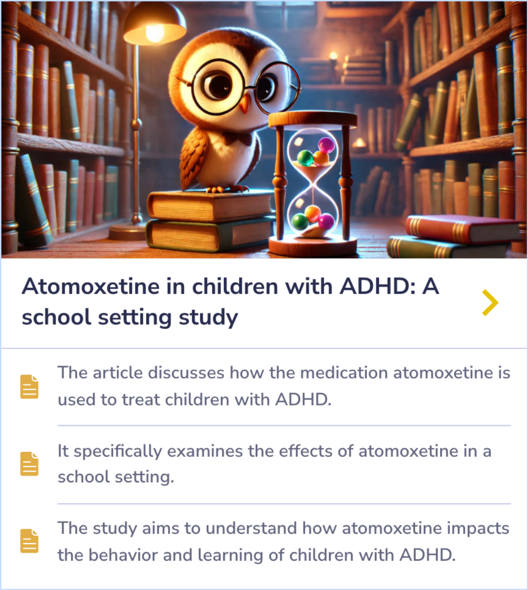Once-daily atomoxetine treatment for children and adolescents with ...