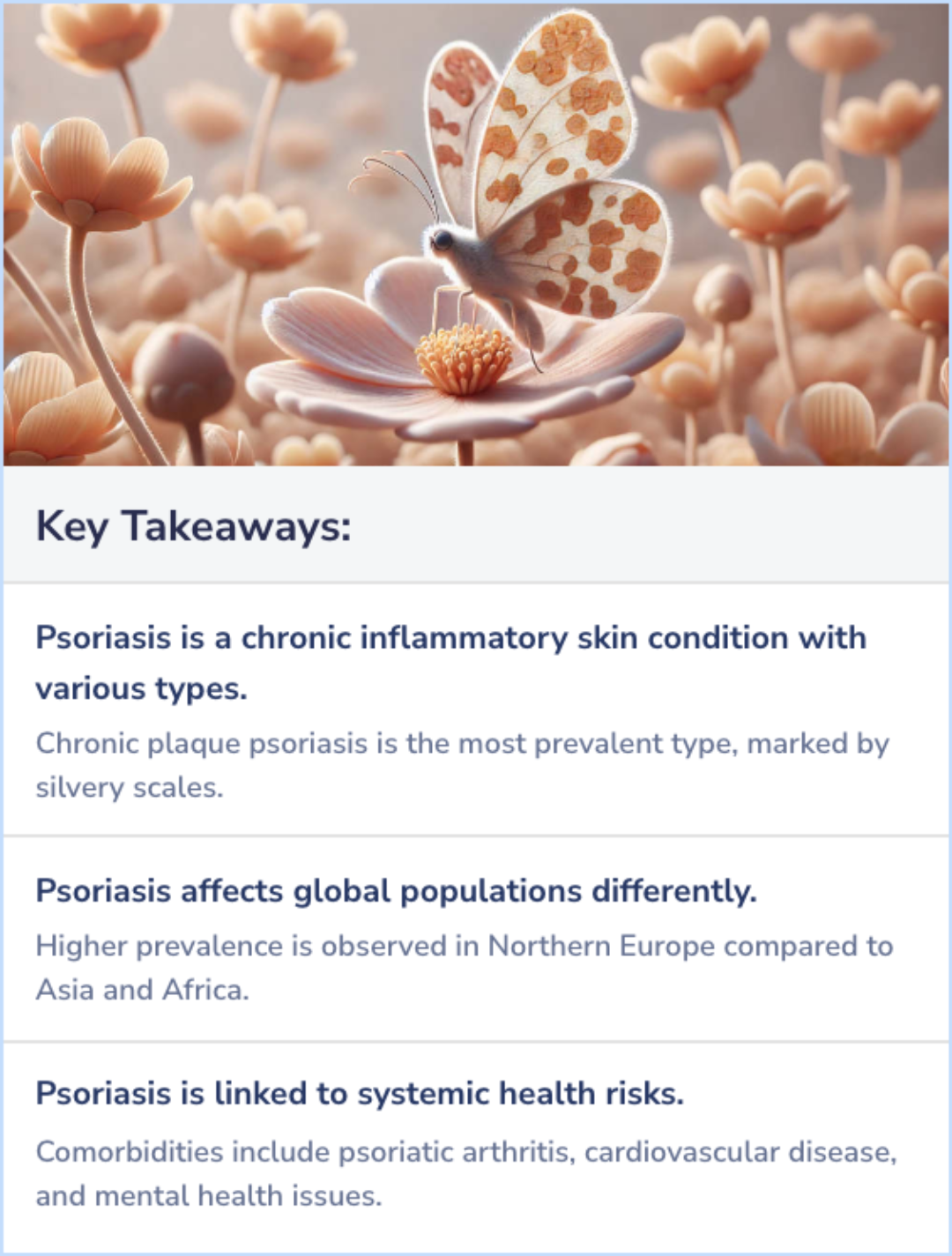 Key Takeaways for Psoriasis Overview