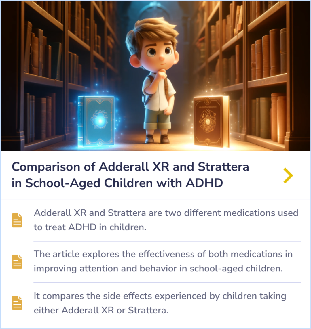 Summary Card comparing growth patterns in children with ADHD undergoing MAS-XR treatment, emphasizing first-year growth deficits.