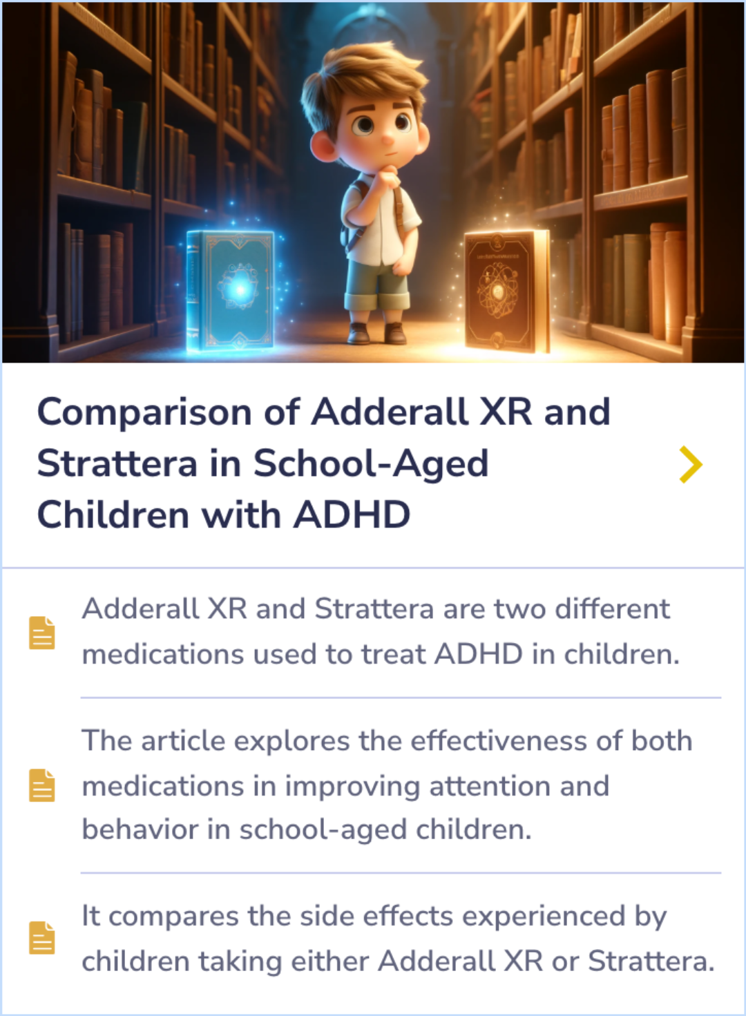 Summary Card comparing growth patterns in children with ADHD undergoing MAS-XR treatment, emphasizing first-year growth deficits.