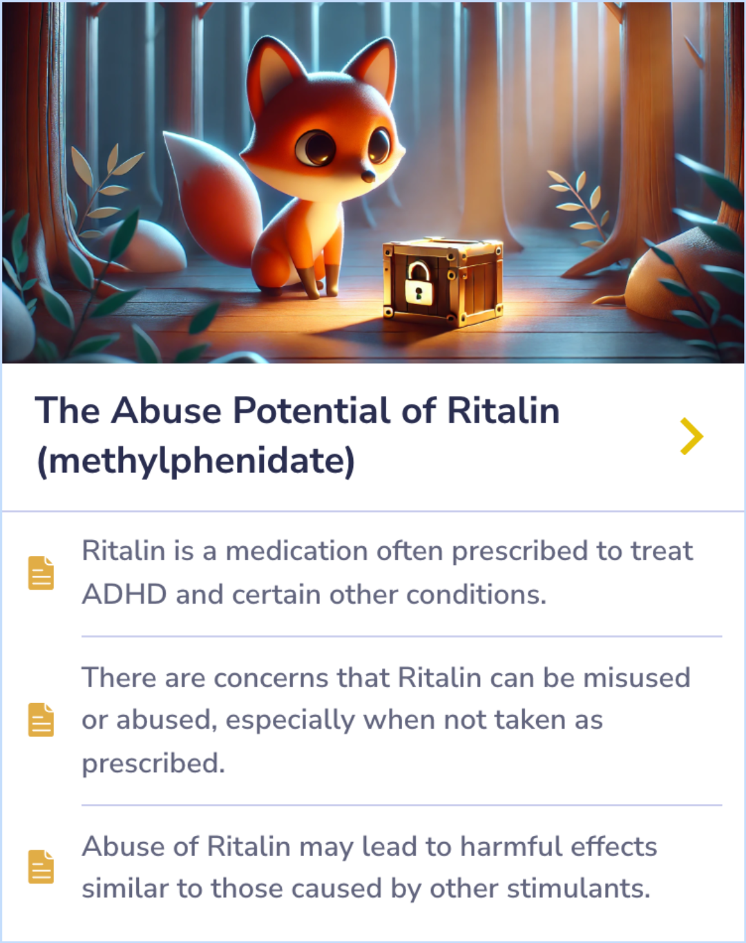 Summary Card - Adderall's role in managing ADHD with comorbid bipolar and substance use disorders.