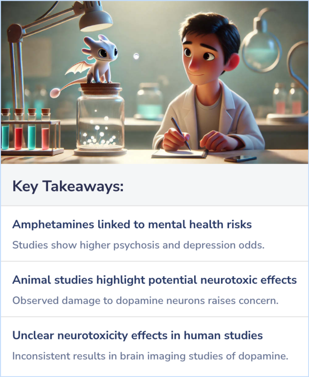 Key Takeaways for Can using Adderall damage your brain over time?