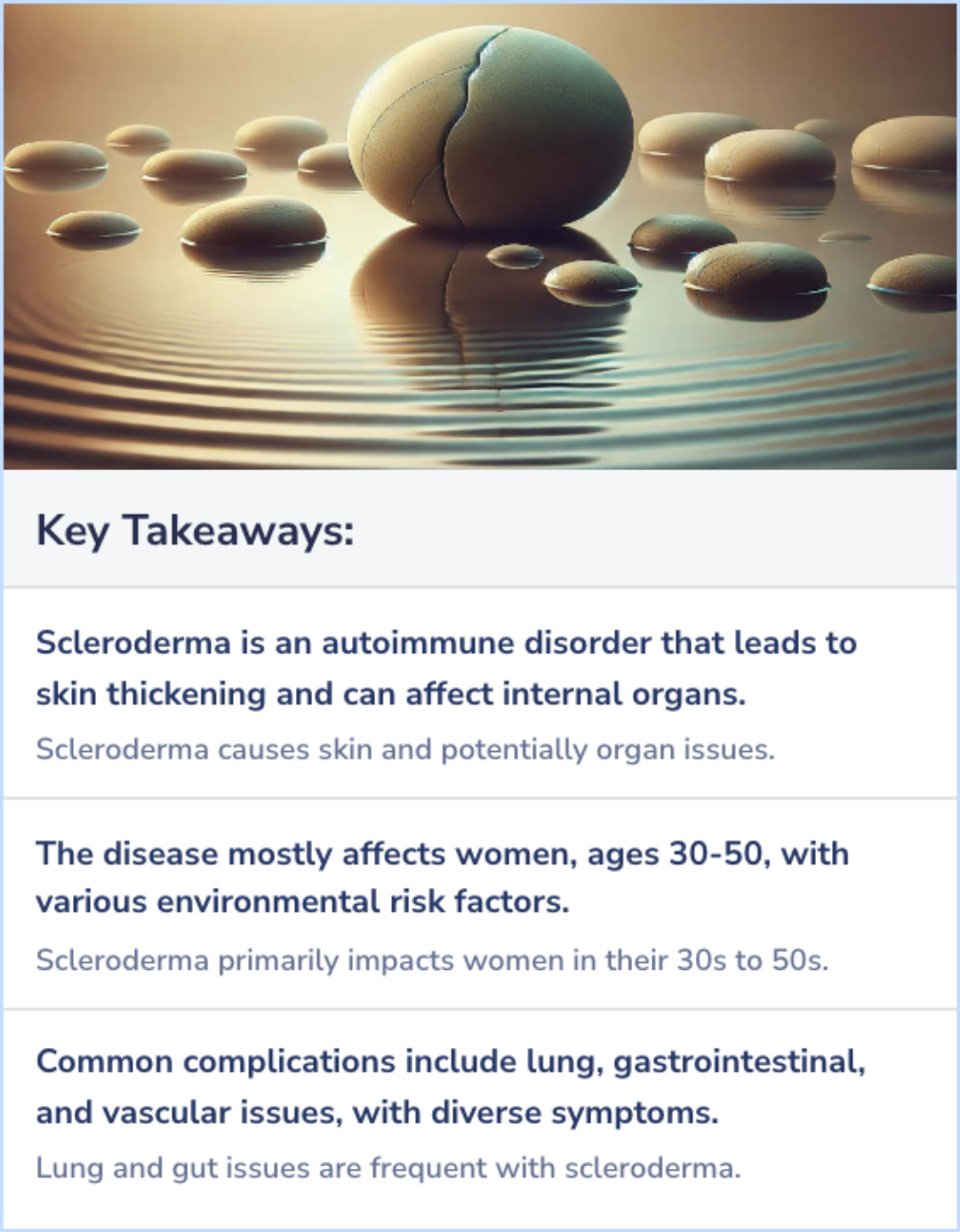 Key Takeaways for Scleroderma Overview