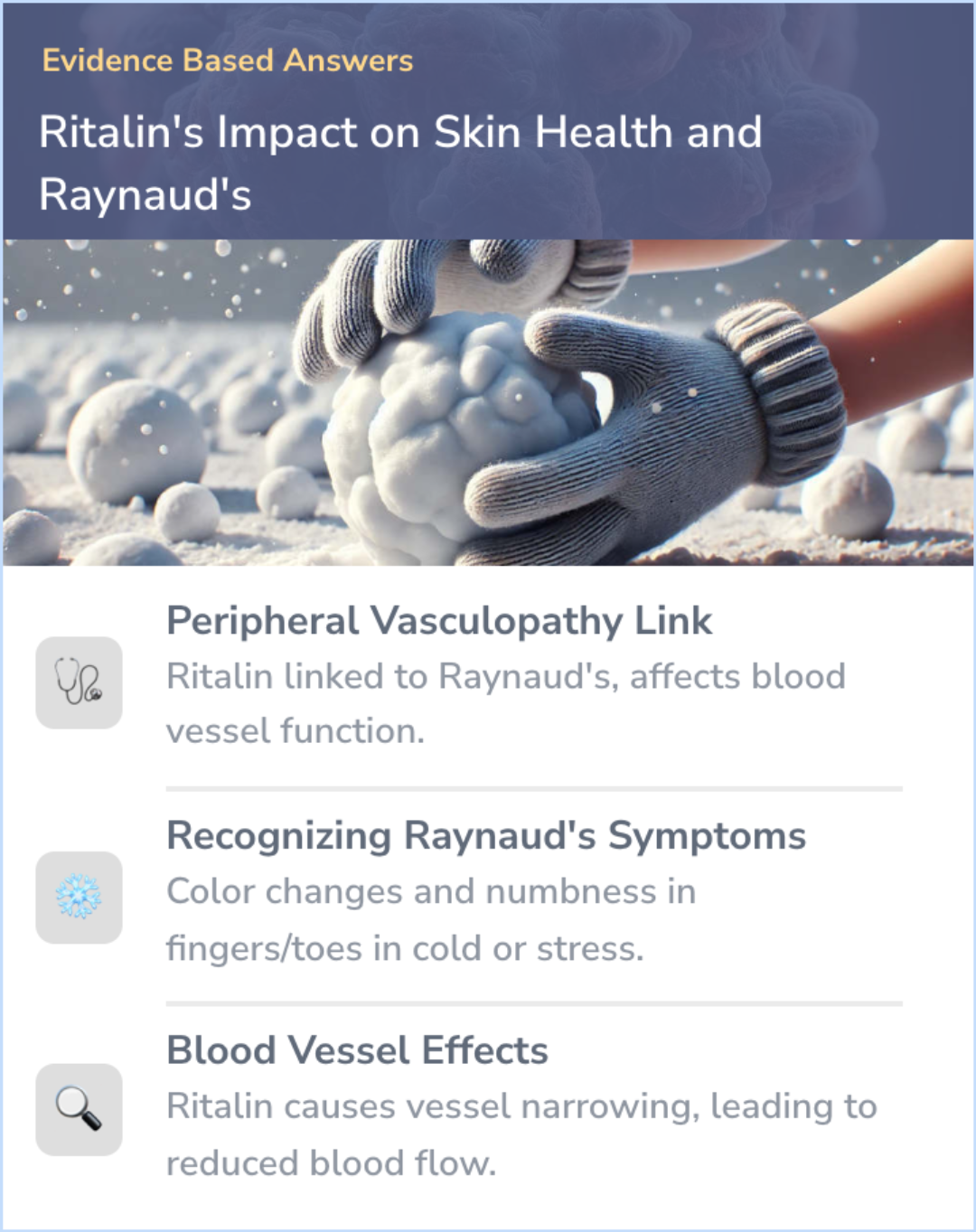 An infographic on What does Ritalin do to the skin?