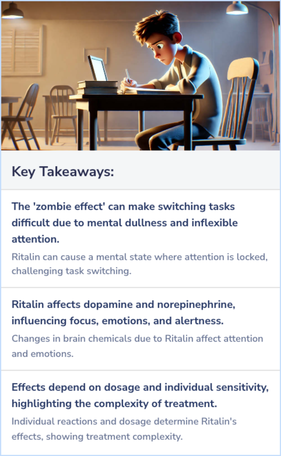 Key Takeaways for What is the zombie effect on Ritalin? 