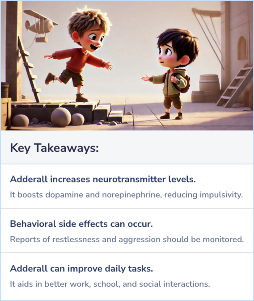 Key Takeaways for 3 Studies on Adderall and Behavior