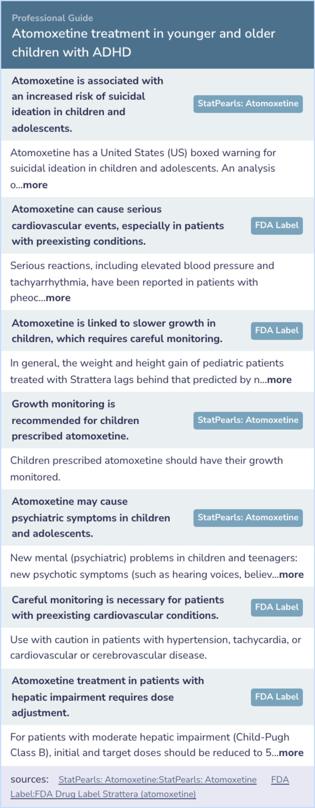 Acute atomoxetine treatment of younger and older children with ADHD: a ...