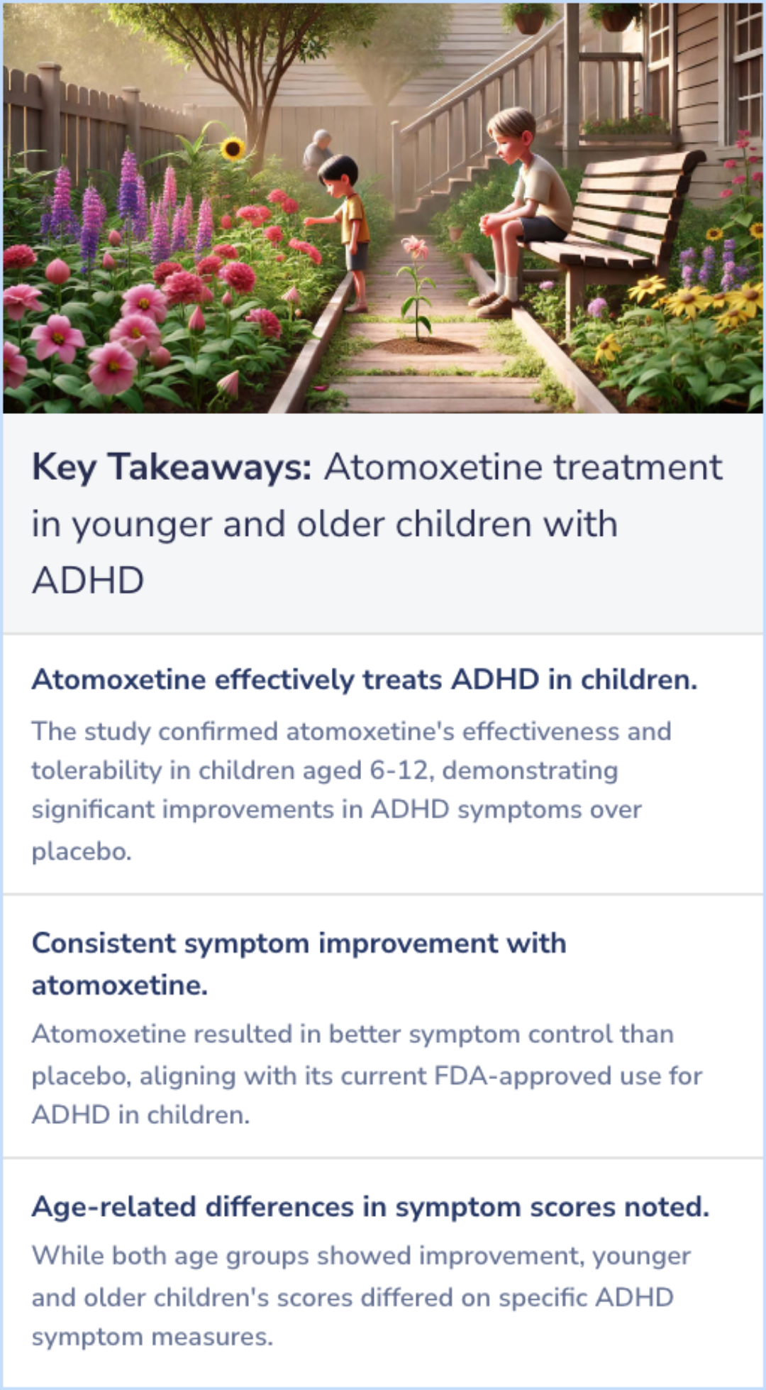 Acute atomoxetine treatment of younger and older children with ADHD: a ...